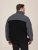 D555 Daly Quarter Zip Fleece Sweatshirt Czarny/Szary - Bluzy & bluzy z kapturem - Bluzy & Bluzy z kapturem 2XL-12XL