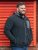 D555 Daly Quarter Zip Fleece Sweatshirt Czarny/Szary - Bluzy & bluzy z kapturem - Bluzy & Bluzy z kapturem 2XL-12XL