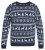 North Latitude 63144 Fjell Reindeer Knit Granatowy - Bluzy & bluzy z kapturem - Bluzy & Bluzy z kapturem 2XL-12XL
