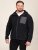 D555 Damien Micro Fleece Zip Through Hoody Czarny/Szary - Bluzy & bluzy z kapturem - Bluzy & Bluzy z kapturem 2XL-12XL