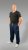 20 Nodi Libeccio Long Leg Sports Pants in Combed Cotton Jersey Navy - Dresy & spodenki dresowe - Dresy & Spodnie Dresowe 2XL-12XL