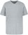 JP1880 702415 Koszulka z dekoltem w serek Szara melanż - Koszulki - T-shirty meskie Duże Rozmiary - 2XL-14XL