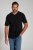 JP1880 702415 Koszulka z dekoltem w serek Czarna - Koszulki - T-shirty meskie Duże Rozmiary - 2XL-14XL