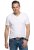 JP1880 702415 Koszulka z dekoltem w serek Biała - Koszulki - T-shirty meskie Duże Rozmiary - 2XL-14XL