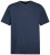 JP1880 702415 Koszulka z dekoltem w serek Średnio niebieska melanż - Koszulki - T-shirty meskie Duże Rozmiary - 2XL-14XL