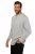 JP1880 702555 Koszulka Henley z długim rękawem Szara melanż - Koszulki - T-shirty meskie Duże Rozmiary - 2XL-14XL