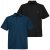 JP1880 704317 Koszulka polo 2-pak Średnio niebieska - Koszulki polo - Koszulki Polo 2XL-8XL
