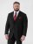D555 Ted 4 Way Stretch Tailored Suit Jacket Czarny - Garnitury - Garnitury dużych rozmiarach