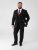 D555 Ted 4 Way Stretch Tailored Suit Jacket Czarny - Garnitury - Garnitury dużych rozmiarach