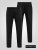 D555 Ted 4 Way Stretch Tailored Trouser Czarny - Garnitury - Garnitury dużych rozmiarach