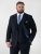 D555 Ted 4 Way Stretch Tailored Suit Jacket Granatowy - Garnitury - Garnitury dużych rozmiarach