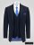 D555 Ted 4 Way Stretch Tailored Suit Jacket Granatowy - Garnitury - Garnitury dużych rozmiarach