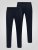 D555 Ted 4 Way Stretch Tailored Trouser Granatowy - Garnitury - Garnitury dużych rozmiarach