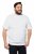 JP1880 712616 Koszulka z krojem na brzuch Biała - Koszulki - T-shirty meskie Duże Rozmiary - 2XL-14XL