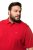 JP1880 712617 Koszulka polo z krojem na brzuch Chili czerwona - Koszulki polo - Koszulki Polo 2XL-8XL