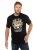 JP1880 Guns N’ Roses Skull Comfort Fit Band T-Shirt Black - Koszulki - T-shirty meskie Duże Rozmiary - 2XL-14XL