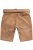 JP1880 Premium Goat Suede Staghorn Embroidery Shorts Leather Brown - Szorty - Szorty W40-W60