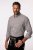 JP1880 Long Sleeve Check Print Traditional Shirt Brown - Koszule - Koszule 2XL-10XL
