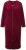 Ulla Popken 749967 Szlafrok frotte z zamkiem Bordowa - Szlafroki - 
