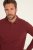 JP1880 Polo Shirt Long Sleeve Piqué Red - Koszulki polo - Koszulki Polo 2XL-8XL