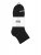 Jack & Jones Luca Skarpety tenisowe Czarna 3-pack - Bielizna & stroje kąpielowe - Bielizna & Stroje kąpielowe 2XL-8XL