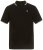 JP1880 802789 Koszulka polo z białym kontrastowym kołnierzykiem Czarna - Koszulki polo - Koszulki Polo 2XL-8XL