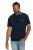 JP1880 802789 Koszulka polo z białym kontrastowym kołnierzykiem Granatowa - Koszulki polo - Koszulki Polo 2XL-8XL