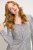 Ulla Popken 804863 Sukienka z cekinami z dekoltem w szpic Srebrna - Sukienki wieczorowe - Wieczorowe sukienki plus size