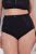 Ulla Popken 809385 Majtki modelujące z koronką Czarna - Bielizna modelująca - 