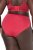 Ulla Popken 811602 Majtki z koronką Magenta - Majtki - 