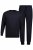 JP1880 Pyjamas Two-piece Long Sleeve and Long Trousers Navy - Bielizna & stroje kąpielowe - Bielizna & Stroje kąpielowe 2XL-8XL