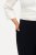 Ulla Popken 813306 Szerokie spodnie garniturowe z gumką w pasie Granatowa - Spodnie materiałowe - Szerokie spodnie damskie plus size
