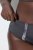 Ulla Popken 815268 Majtki w paski Antracytowa - Majtki - 