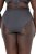 Ulla Popken 815268 Majtki w paski Antracytowa - Majtki - 