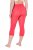 Ulla Popken 815580 Legginsy rajstopowe 3/4 z ochroną ud 80 den Jasnoczerwona - Rajstopy & skarpetki - 