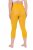 Ulla Popken 815580 Legginsy rajstopowe 3/4 z ochroną ud 80 den Musztardowa - Rajstopy & skarpetki - 