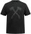 JP1880 Double Axe Design & Vintage Look T-Shirt Black - Koszulki - T-shirty meskie Duże Rozmiary - 2XL-14XL