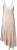 Ulla Popken 820341 Satynowa sukienka bez rękawów Taupe - Sukienki wieczorowe - Wieczorowe sukienki plus size