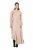 Ulla Popken 820341 Satynowa sukienka bez rękawów Taupe - Sukienki wieczorowe - Wieczorowe sukienki plus size