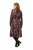 Ulla Popken 820662 Wzorzysta sukienka Czarna - Sukienki wieczorowe - Wieczorowe sukienki plus size