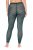 Ulla Popken 823383 Legginsy rajstopowe w kropki Oliwkowa - Rajstopy & skarpetki - 