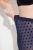 Ulla Popken 823383 Legginsy rajstopowe w kropki Granatowa - Rajstopy & skarpetki - 