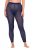 Ulla Popken 823383 Legginsy rajstopowe w kropki Granatowa - Rajstopy & skarpetki - 