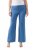 Ulla Popken 826163 Szerokie spodnie garniturowe Denimowy niebieski - Spodnie materiałowe - Szerokie spodnie damskie plus size