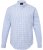 JP1880 Modern Fit Button-Down Collar Long Sleeve Check Shirt Light Blue - Koszule - Koszule 2XL-10XL