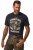 JP1880 Bavarian Design Vintage Looking T-Shirt Navy Blue - Koszulki - T-shirty meskie Duże Rozmiary - 2XL-14XL