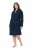Ulla Popken 826794 Szlafrok frotte Granatowa - Szlafroki - 