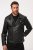 JP1880 830586 Kurtka biker z nappy jagnięcej Czarna - Kurtki Męskie Duże Rozmiary - Kurtki Duże rozmiary 2XL-8XL