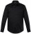 Men+ 753 Koszula biznesowa z długim rękawem z klasycznym kołnierzykiem Czarna - Koszule - Koszule 2XL-10XL