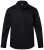 Men+ 757 Koszula biznesowa z długim rękawem z otwartym kołnierzykiem Czarna - Koszule - Koszule 2XL-10XL